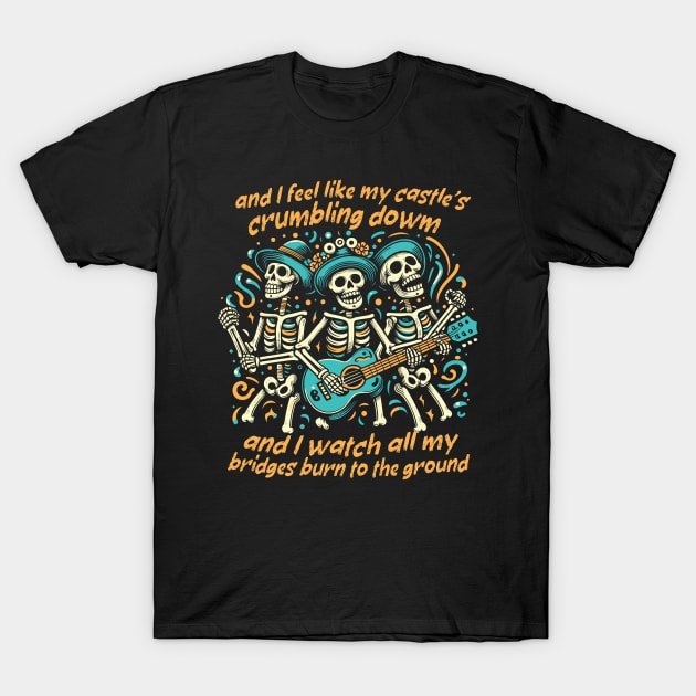 Castle Crumbling // King Gizzard And The Lizard Wizard T-Shirt by Trendsdk